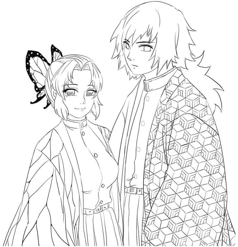 Demon Slayer pro 5leté Děti omalovánka