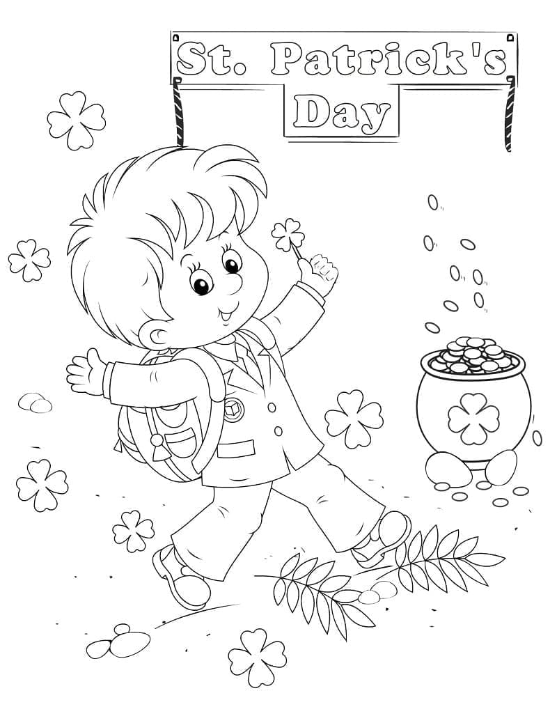 Den Svatého Patrika (29) omalovánka