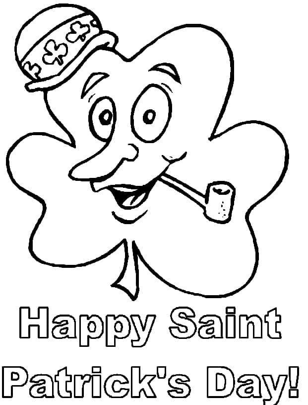 Den Svatého Patrika (37) omalovánka