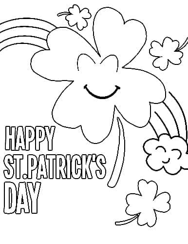 Den Svatého Patrika (38) omalovánka