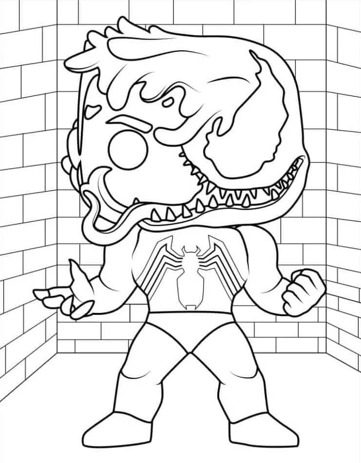 Děsivý Venom omalovánka