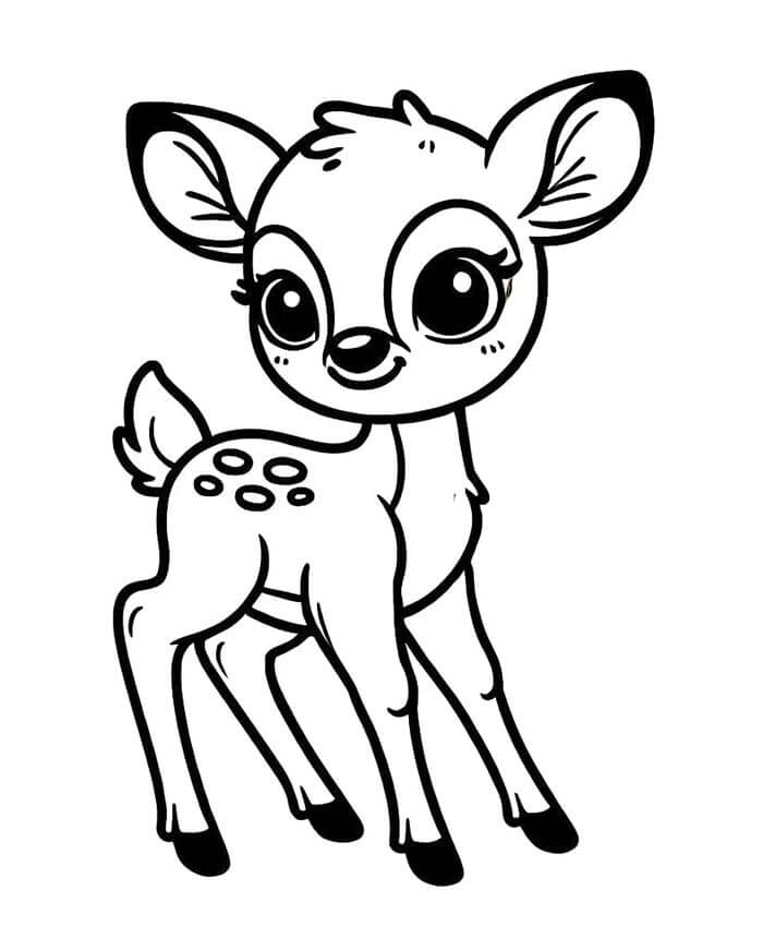Disney Bambi omalovánka
