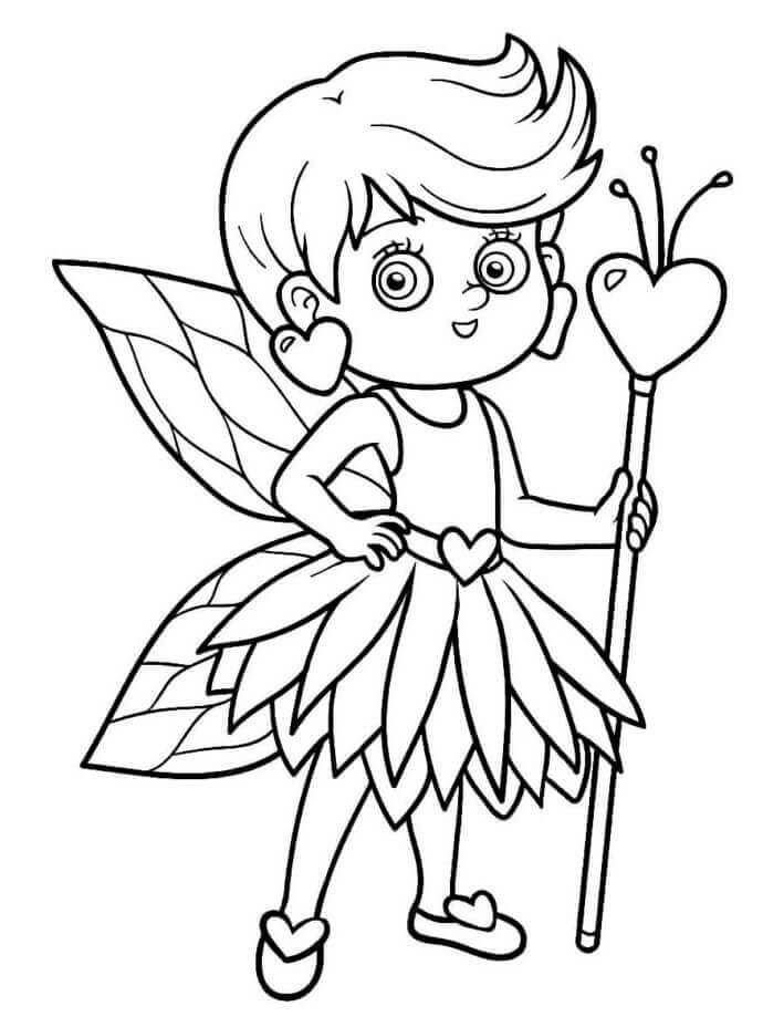 Dokonalá Víla omalovánka