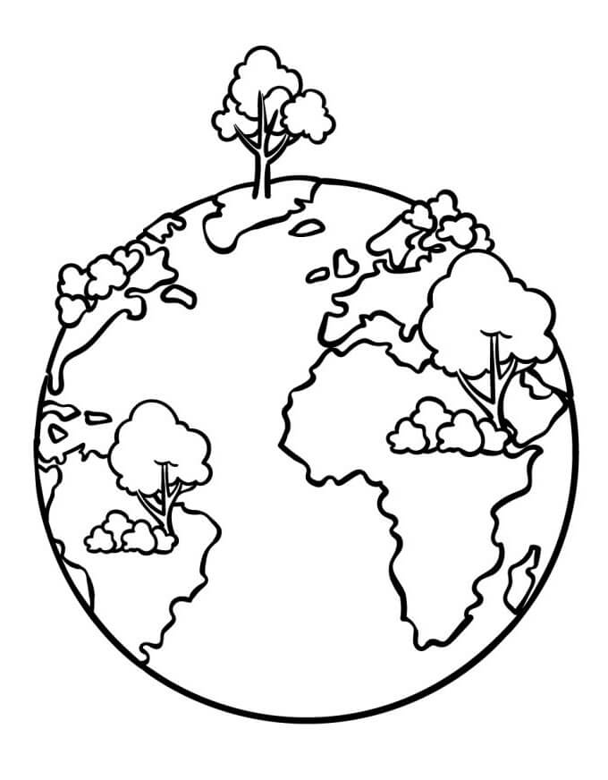 Dokonalá Země omalovánka