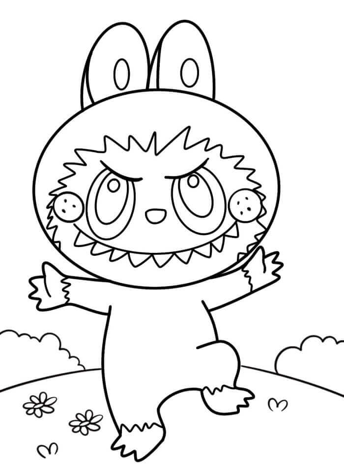 Dokonalý Labubu omalovánka