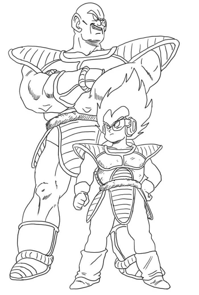 Dragon Ball Z (5) omalovánka