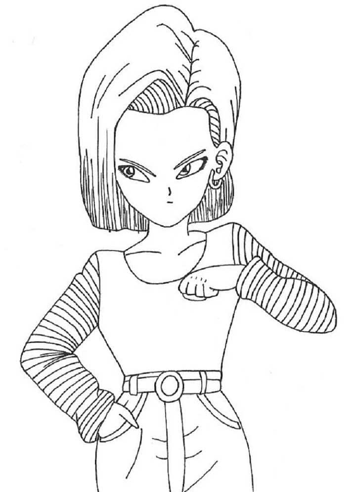 Dragon Ball Z Obrázek omalovánka