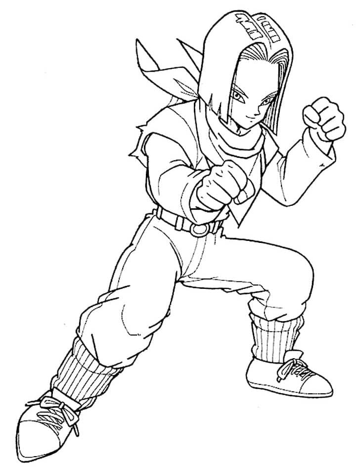 Dragon Ball Z pro Děti omalovánka