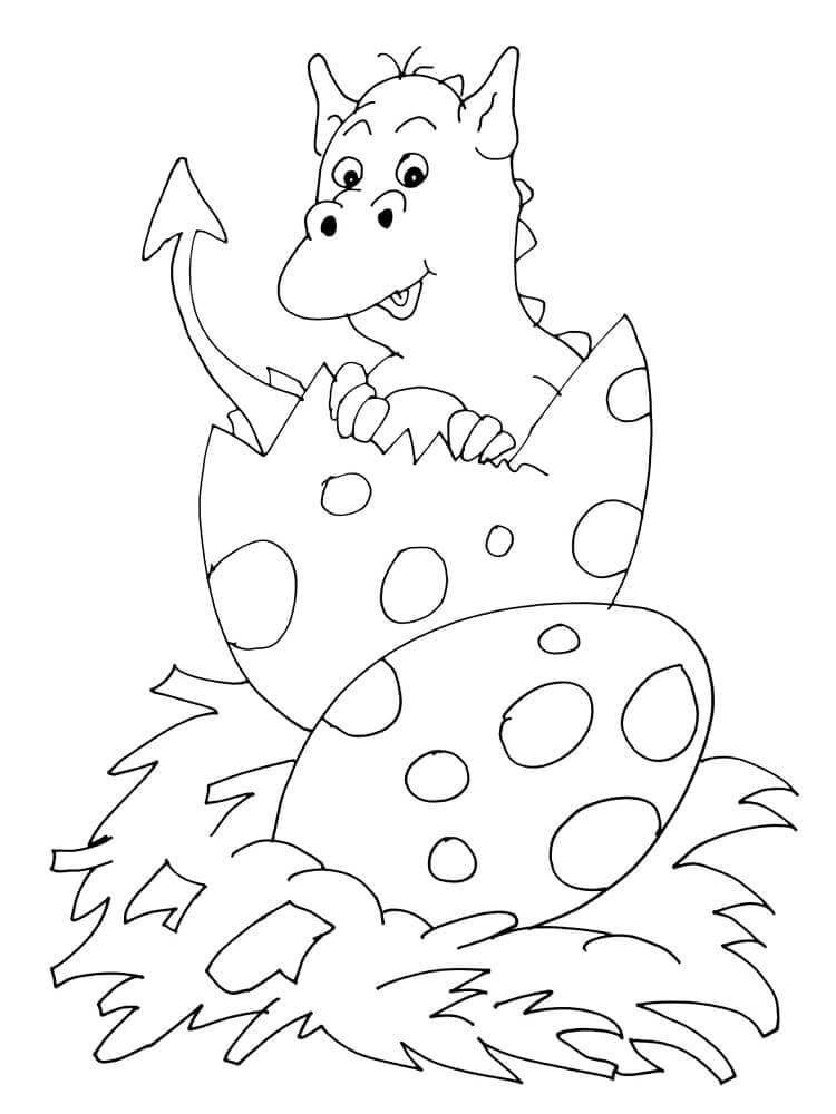 Drak k Tisku omalovánka