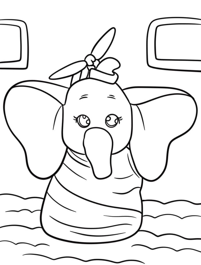Dumbo Disney omalovánka