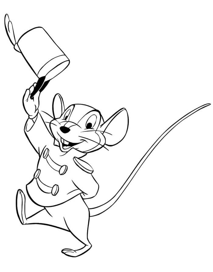 Dumbo Obrázek omalovánka