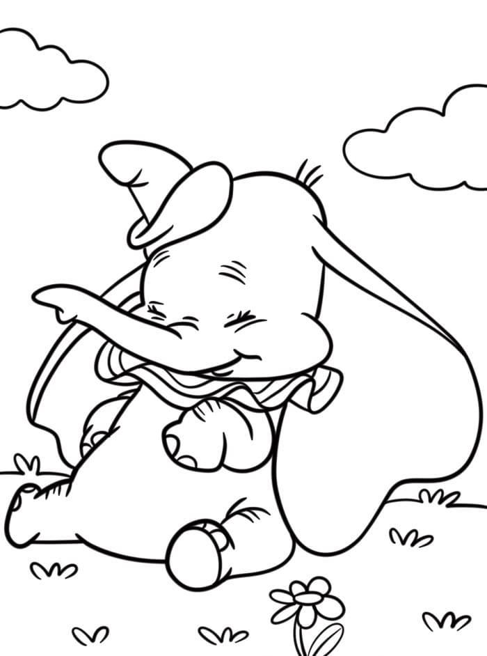Dumbo Vymalovatelné pro Děti omalovánka