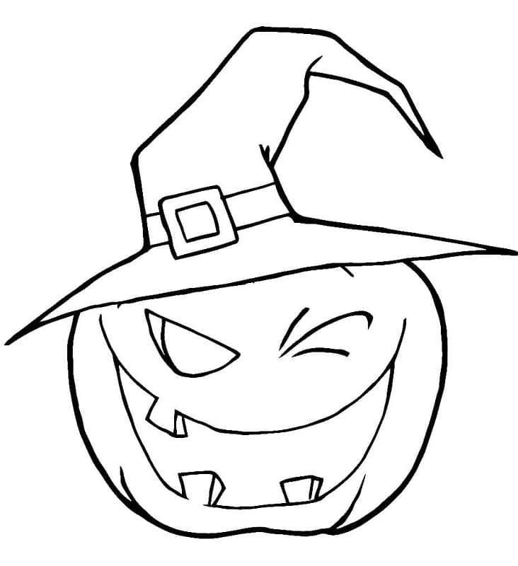 Dýně Tisknutelná pro Děti omalovánka