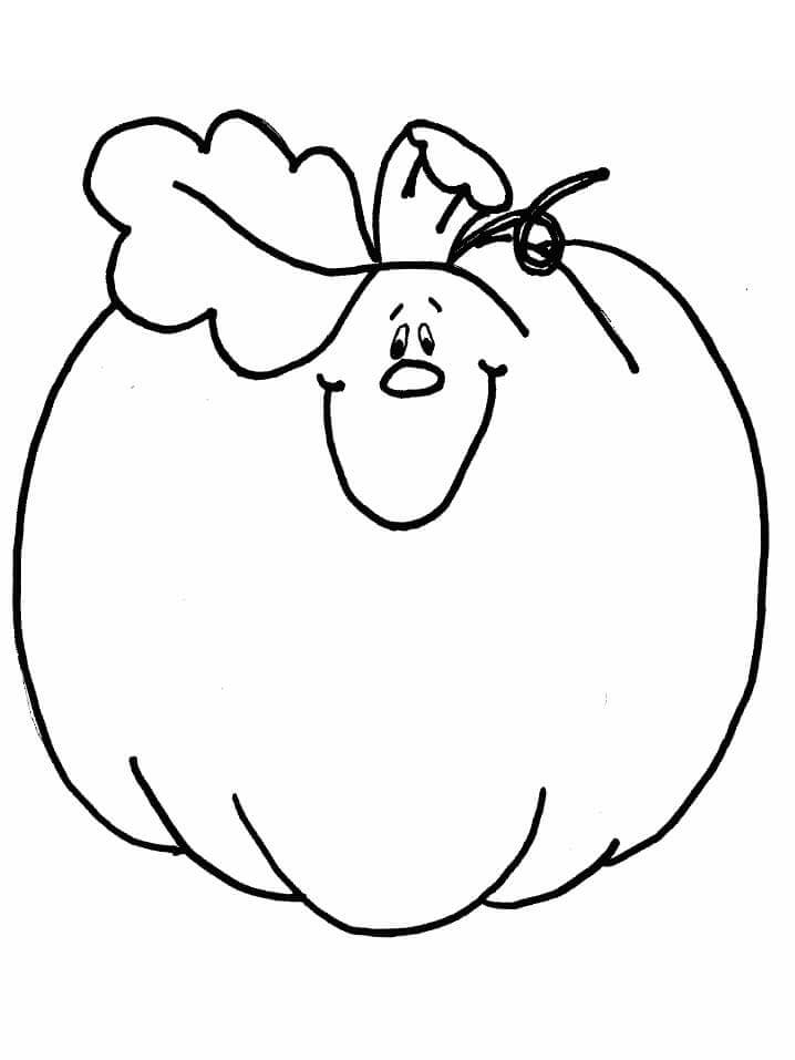 Dýně pro 2leté Děti omalovánka