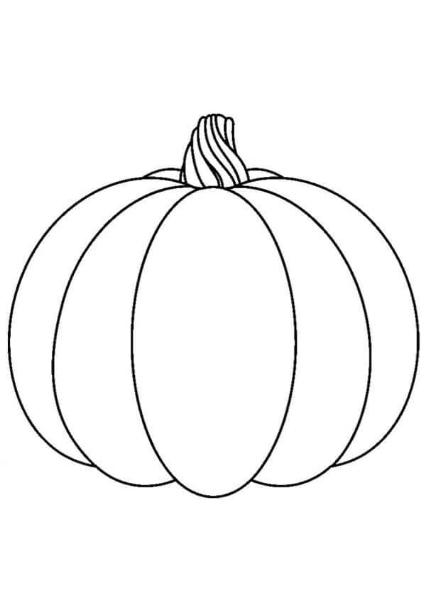 Dýně pro 6leté Děti omalovánka