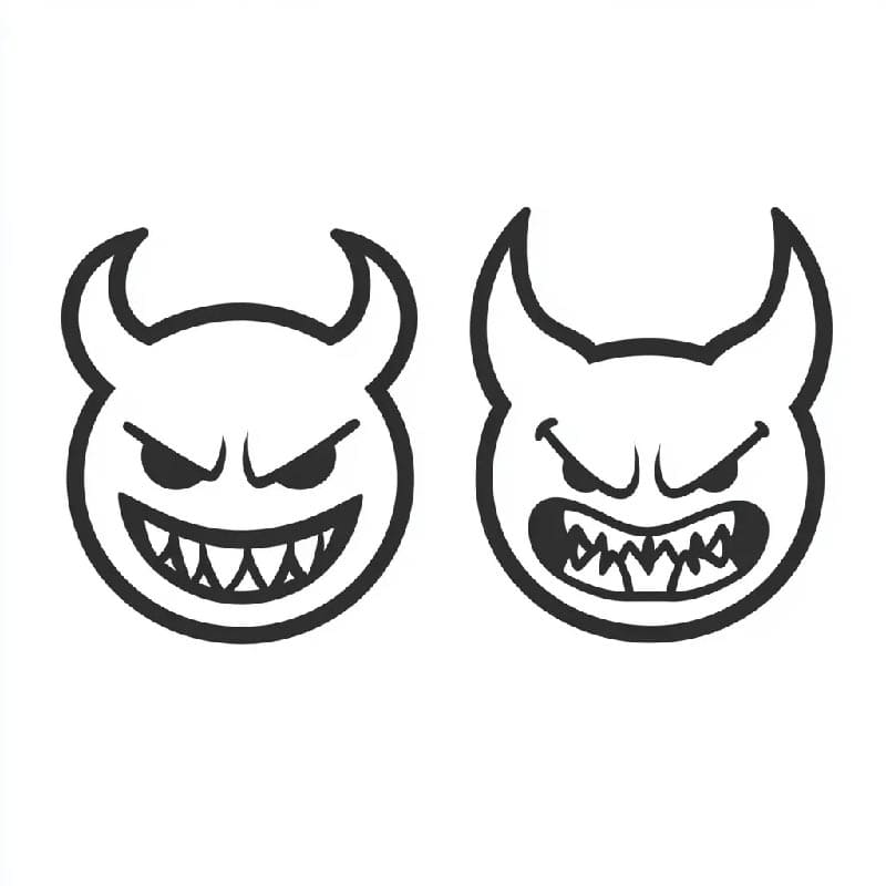 Emoji (3) omalovánka