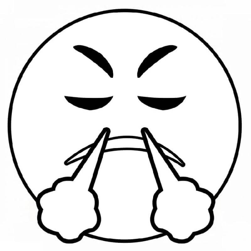 Emotikona Obrázek omalovánka