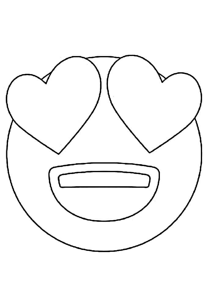 Emotikona Zdarma omalovánka