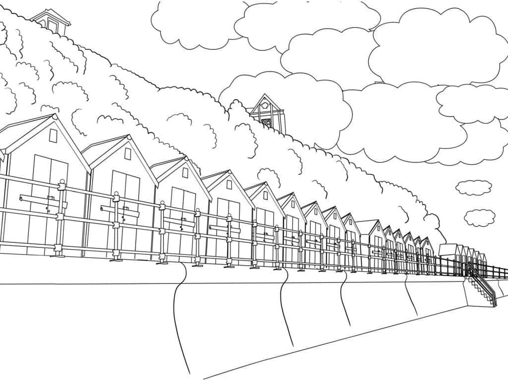 Estetický Umění omalovánka