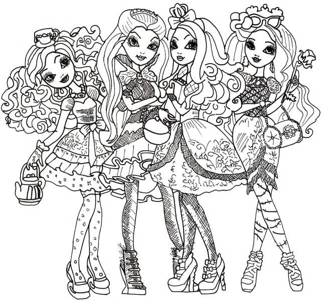 Ever After High (10) omalovánka