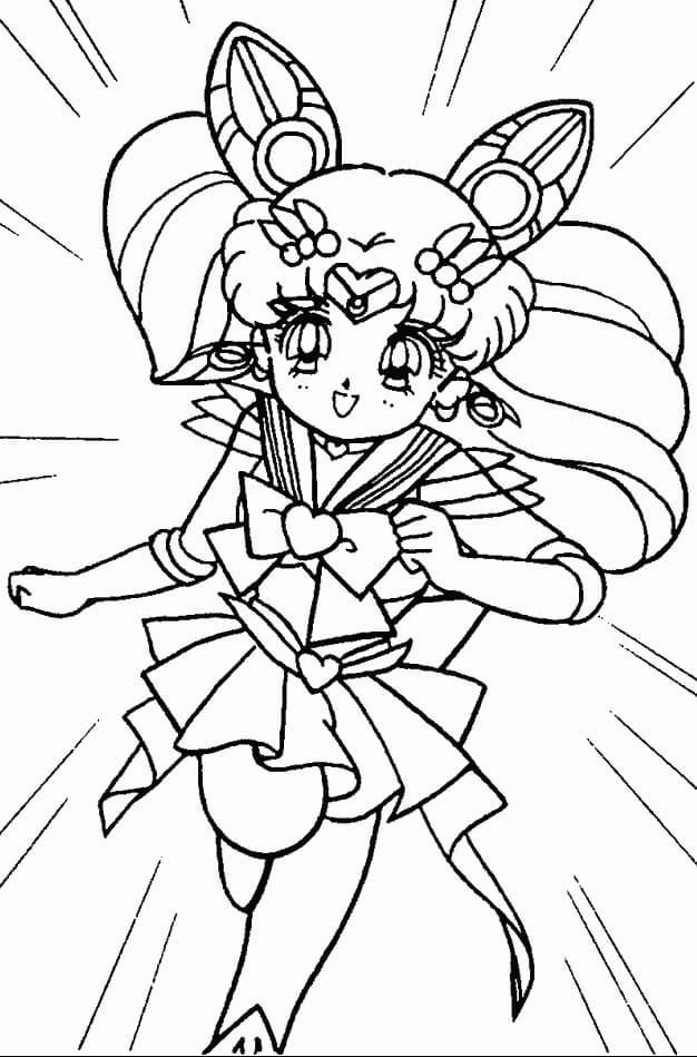 Fantastická Sailor Moon omalovánka