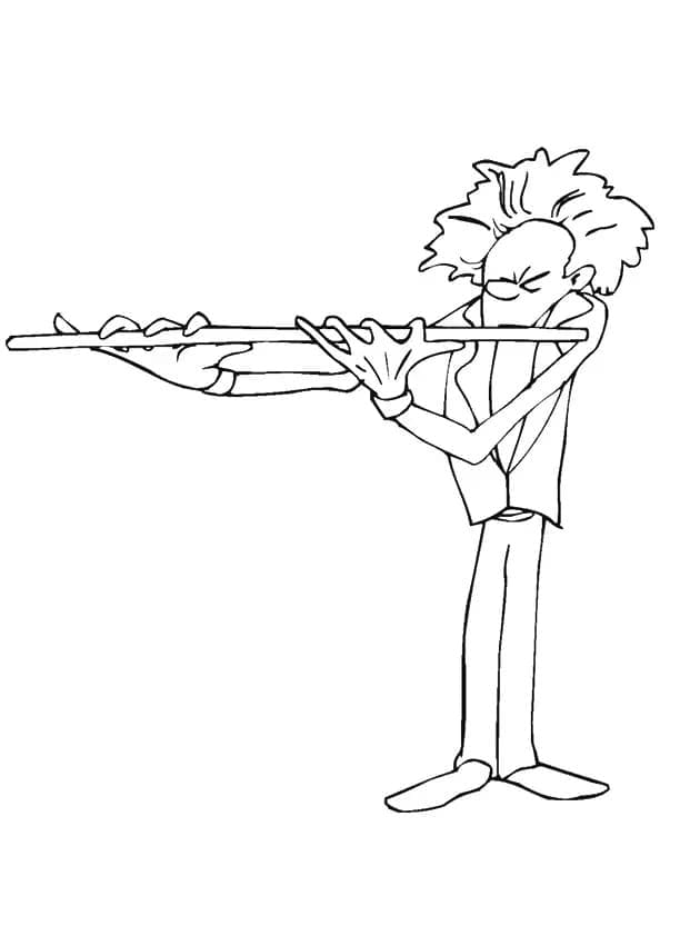 Flétna Tisknutelná pro Děti omalovánka