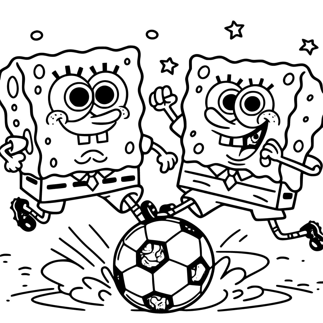 Fotbal (9) omalovánka