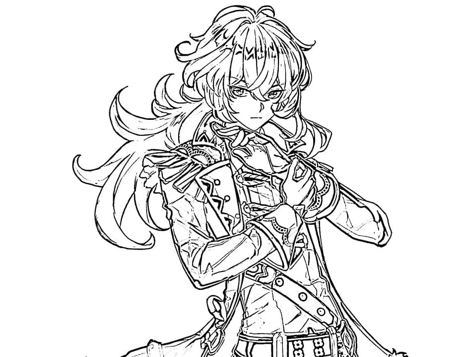 Genshin Impact (6) omalovánka