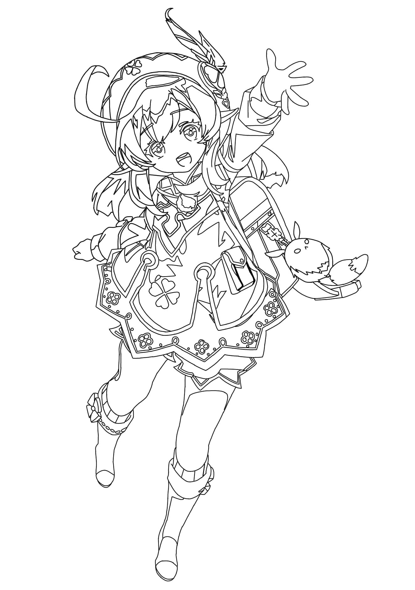 Genshin Impact Hra omalovánka