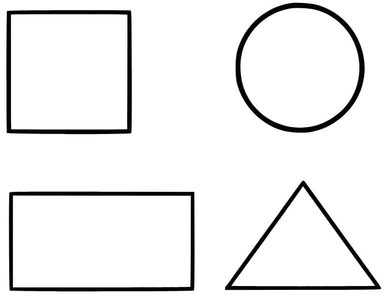 Geometrický útvar (17) omalovánka