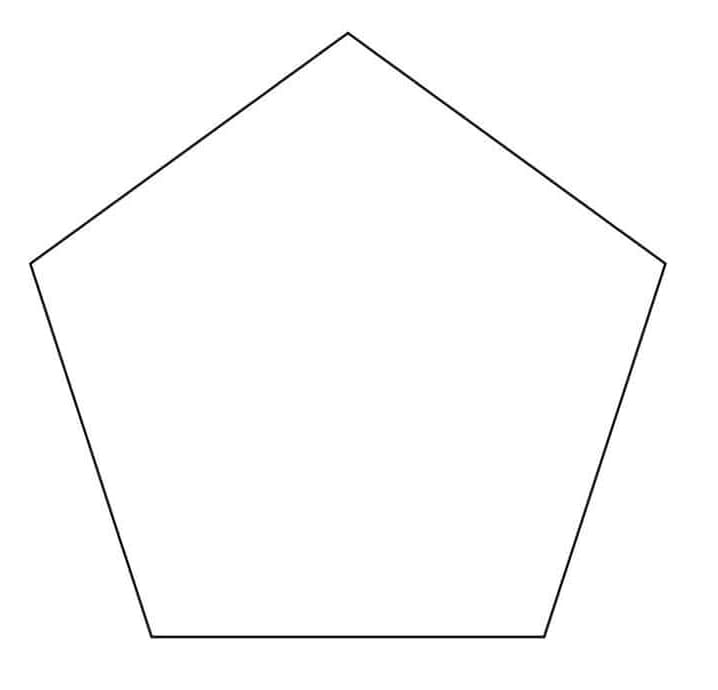 Geometrický útvar (45) omalovánka