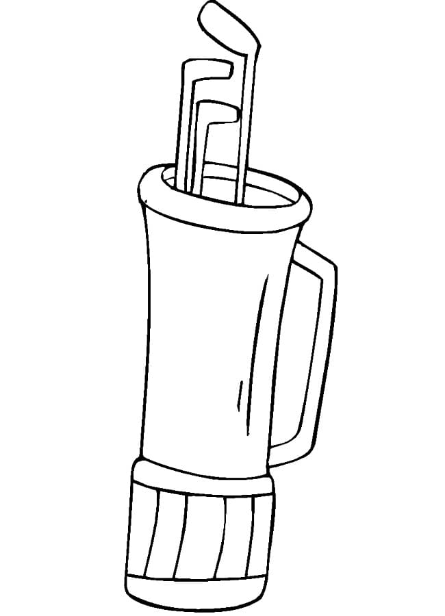 Golf Tisknutelný omalovánka