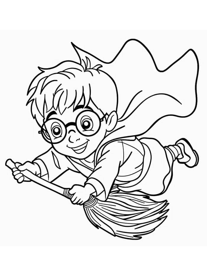 Harry Potter k Tisku omalovánka