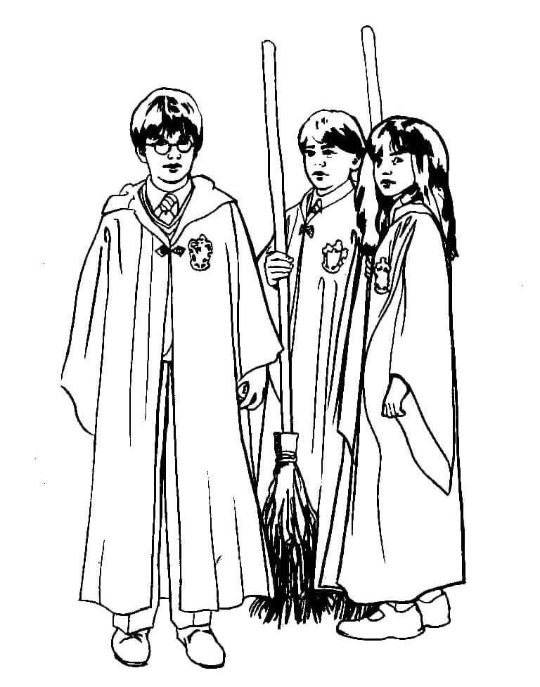 Harry Potter pro 1leté Děti omalovánka