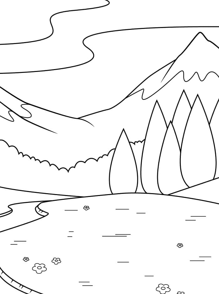 Hora pro 3leté Děti omalovánka