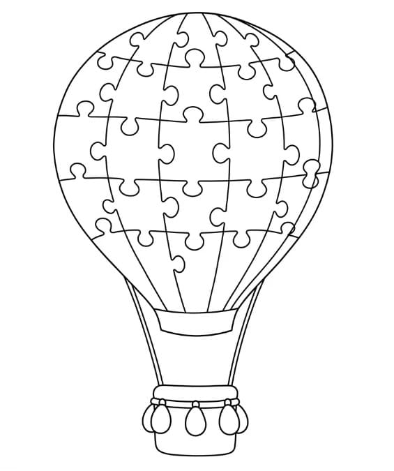 Horkovzdušný Balon (2) omalovánka
