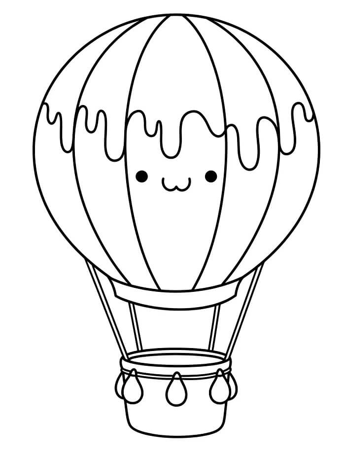 Horkovzdušný Balon (28) omalovánka