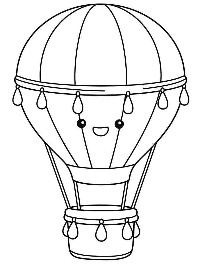 Horkovzdušný Balon (36) omalovánka