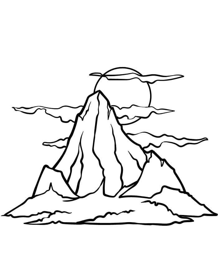 Hory (1) omalovánka