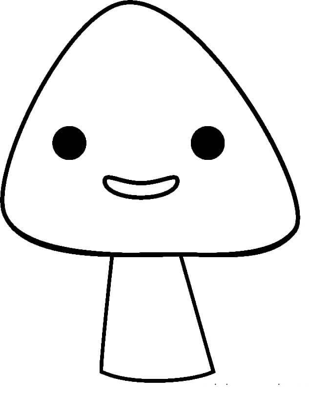 Houba k Tisku omalovánka