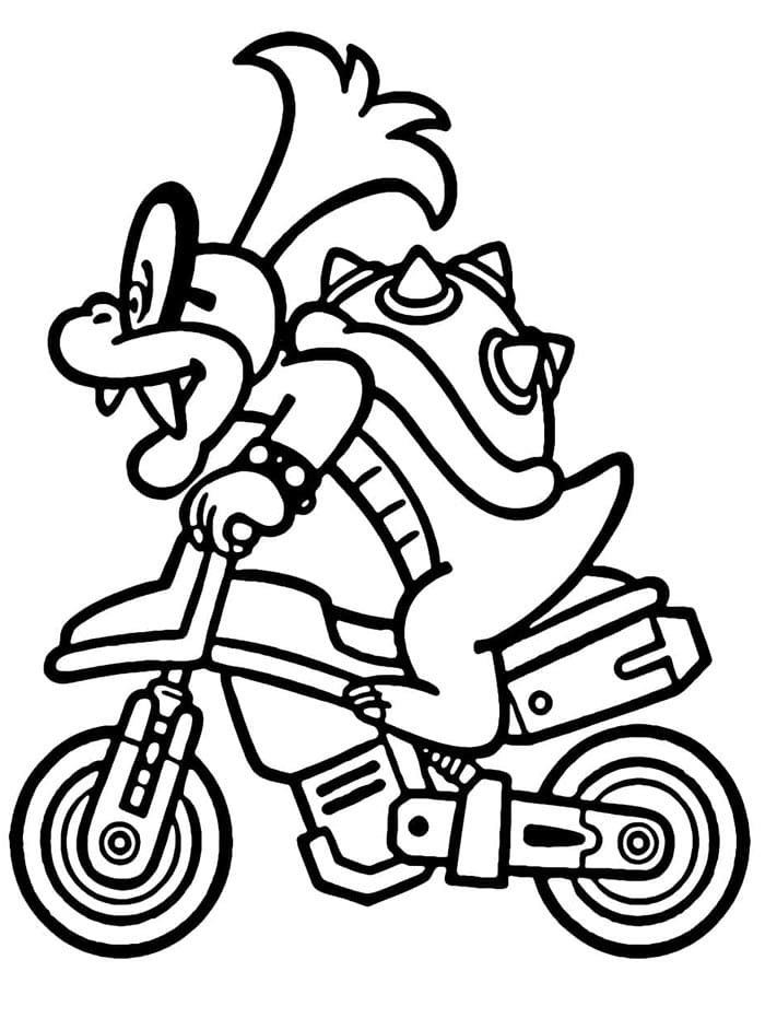 Hra Mario Kart omalovánka