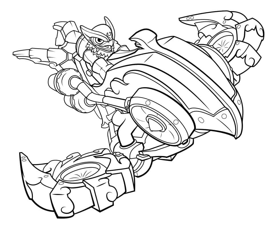 Hra Skylanders omalovánka