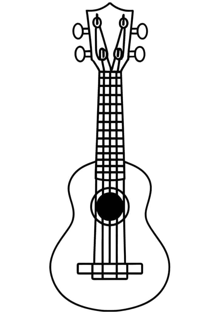 Hudební Nástroje (10) omalovánka