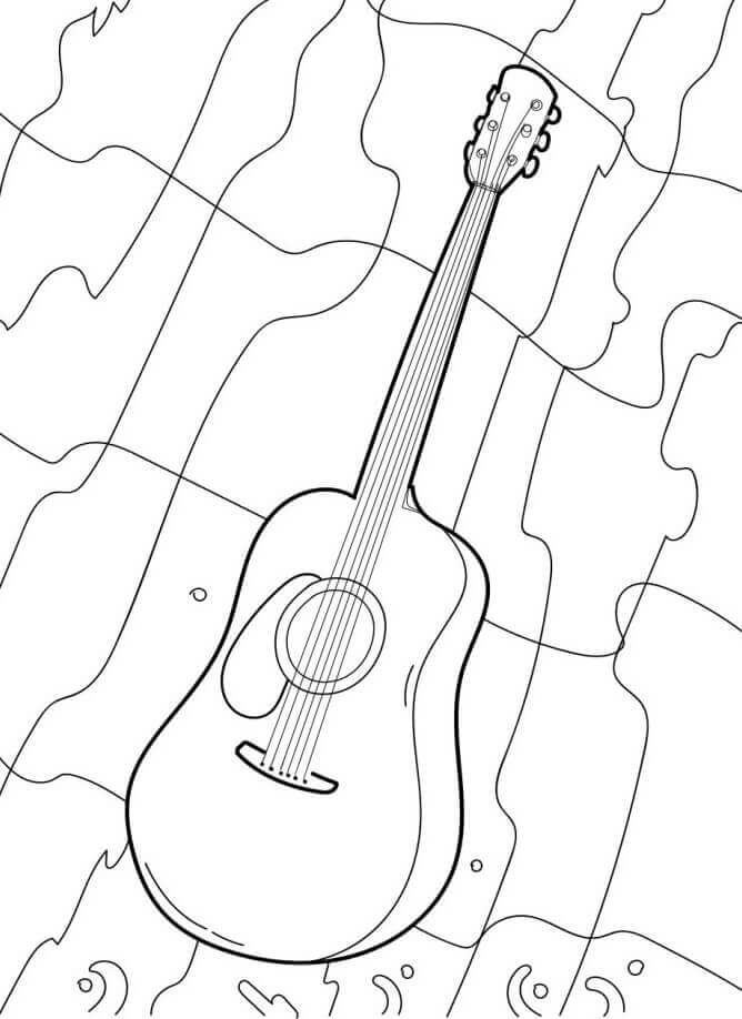 Hudební Nástroje (21) omalovánka