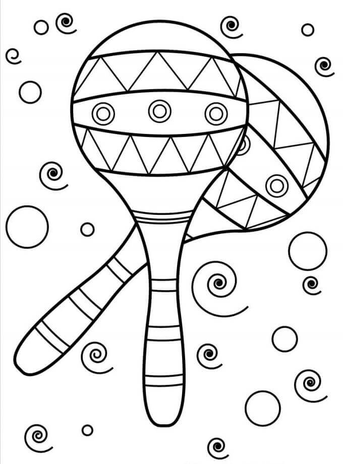 Hudební Nástroje (22) omalovánka