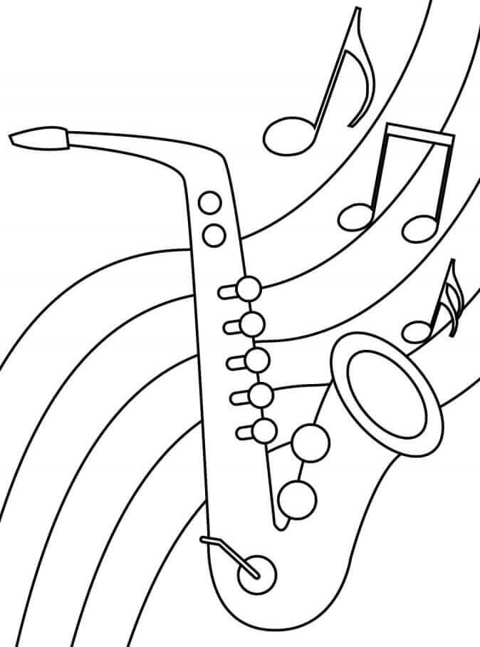 Hudební Nástroje (31) omalovánka