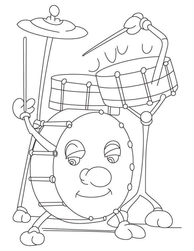 Hudební Nástroje (34) omalovánka