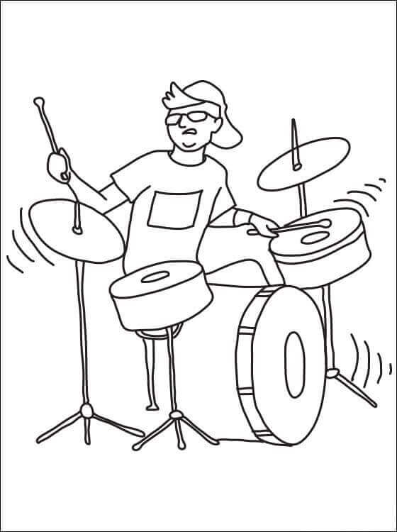 Hudební Nástroje (35) omalovánka