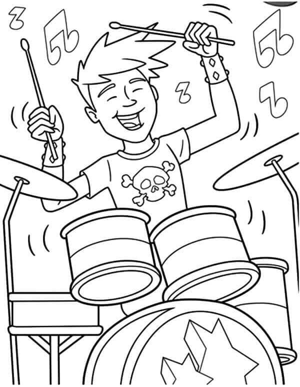 Hudební Nástroje (39) omalovánka