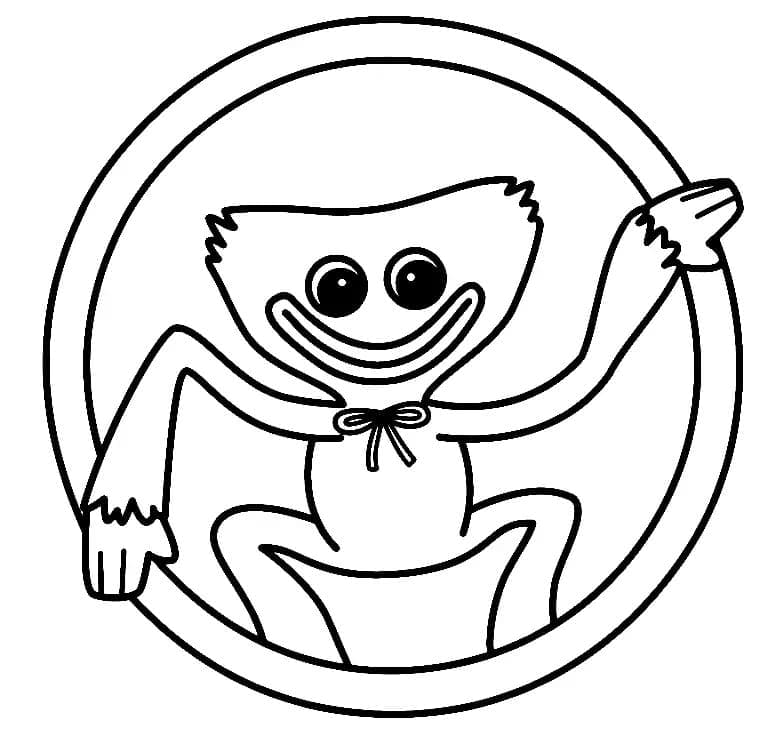 Huggy Wuggy Zdarma Vymalovatelné Obrázek omalovánka